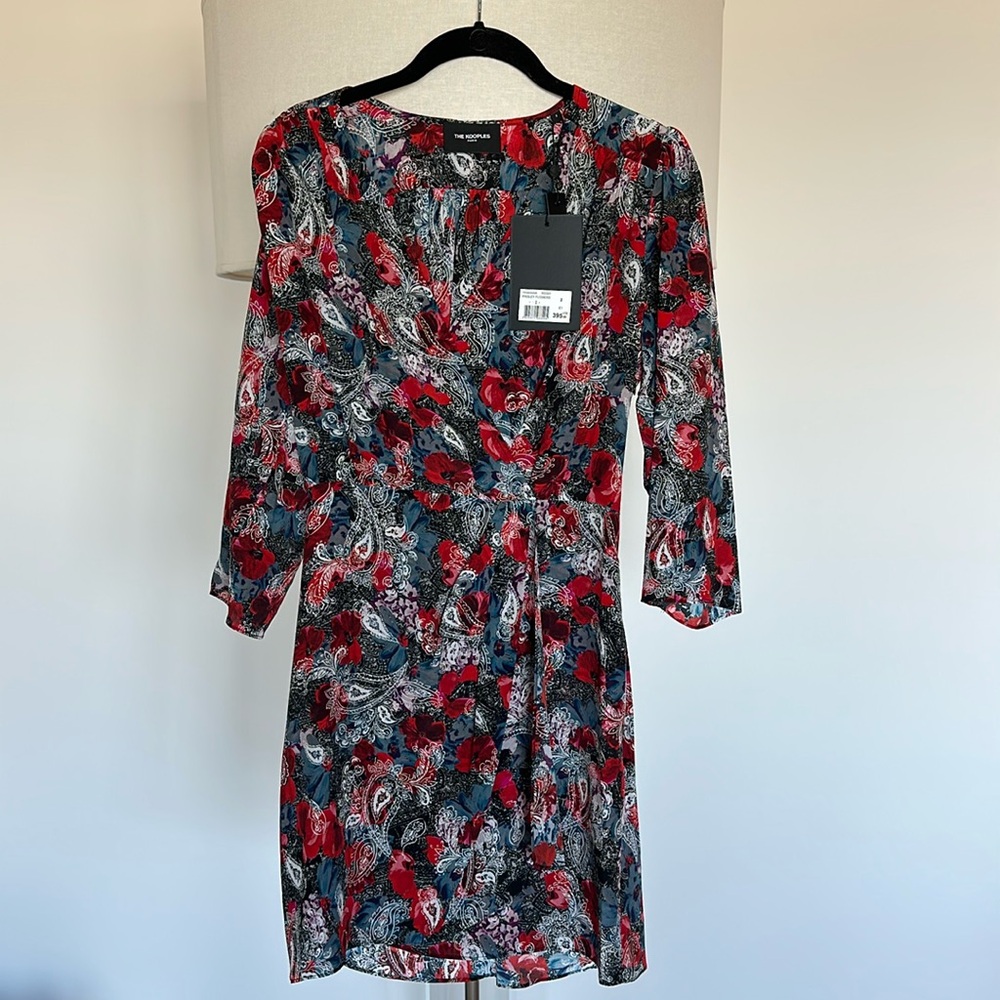 The Kooples Paisley Midi Dress